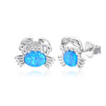 ΣΚΟΥΛΑΡΙΚΙΑ 925 Rhodium blue opal