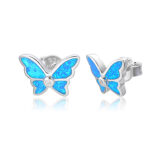 ΣΚΟΥΛΑΡΙΚΙΑ 925 Rhodium blue opal