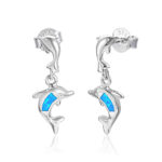 ΣΚΟΥΛΑΡΙΚΙΑ 925 Rhodium blue opal