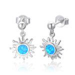 ΣΚΟΥΛΑΡΙΚΙΑ 925 Rhodium blue opal