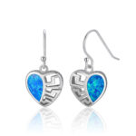 ΣΚΟΥΛΑΡΙΚΙΑ 925 Rhodium blue opal