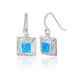 ΣΚΟΥΛΑΡΙΚΙΑ 925 Rhodium blue opal