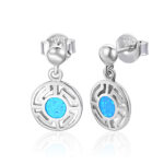 ΣΚΟΥΛΑΡΙΚΙΑ 925 Rhodium blue opal