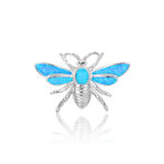 ΜΕΝΤΑΓΙΟΝ 925 Rhodium blue opal