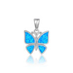 ΜΕΝΤΑΓΙΟΝ 925 Rhodium blue opal