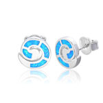 ΣΚΟΥΛΑΡΙΚΙΑ 925 Rhodium blue opal