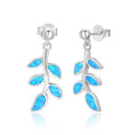 ΣΚΟΥΛΑΡΙΚΙΑ 925 Rhodium blue opal