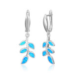 ΣΚΟΥΛΑΡΙΚΙΑ 925 Rhodium blue opal