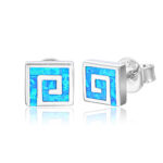 ΣΚΟΥΛΑΡΙΚΙΑ 925 Rhodium blue opal