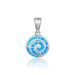 ΜΕΝΤΑΓΙΟΝ 925 Rhodium blue opal