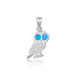 ΜΕΝΤΑΓΙΟΝ 925 Rhodium blue opal