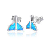 ΣΚΟΥΛΑΡΙΚΙΑ 925 Rhodium blue opal