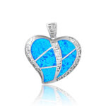 ΜΕΝΤΑΓΙΟΝ 925 Rhodium blue opal