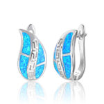 ΣΚΟΥΛΑΡΙΚΙΑ 925 Rhodium blue opal