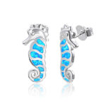 ΣΚΟΥΛΑΡΙΚΙΑ 925 Rhodium blue opal