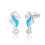 ΣΚΟΥΛΑΡΙΚΙΑ 925 Rhodium blue opal