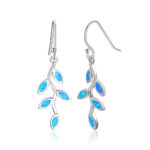 ΣΚΟΥΛΑΡΙΚΙΑ 925 Rhodium blue opal