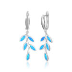 ΣΚΟΥΛΑΡΙΚΙΑ 925 Rhodium blue opal