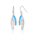 ΣΚΟΥΛΑΡΙΚΙΑ 925 Rhodium blue opal