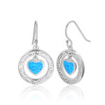 ΣΚΟΥΛΑΡΙΚΙΑ 925 Rhodium blue opal