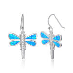 ΣΚΟΥΛΑΡΙΚΙΑ 925 Rhodium blue opal