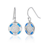 ΣΚΟΥΛΑΡΙΚΙΑ 925 Rhodium blue opal