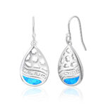 ΣΚΟΥΛΑΡΙΚΙΑ 925 Rhodium blue opal