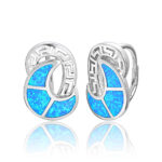 ΣΚΟΥΛΑΡΙΚΙΑ 925 Rhodium blue opal