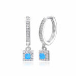 ΣΚΟΥΛΑΡΙΚΙΑ 925 Rhodium blue opal