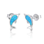 ΣΚΟΥΛΑΡΙΚΙΑ 925 Rhodium blue opal