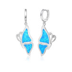 ΣΚΟΥΛΑΡΙΚΙΑ 925 Rhodium blue opal