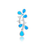 ΜΕΝΤΑΓΙΟΝ 925 Rhodium blue opal