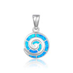 ΜΕΝΤΑΓΙΟΝ 925 Rhodium blue opal