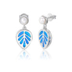 ΣΚΟΥΛΑΡΙΚΙΑ 925 Rhodium blue opal