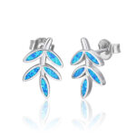 ΣΚΟΥΛΑΡΙΚΙΑ 925 Rhodium blue opal