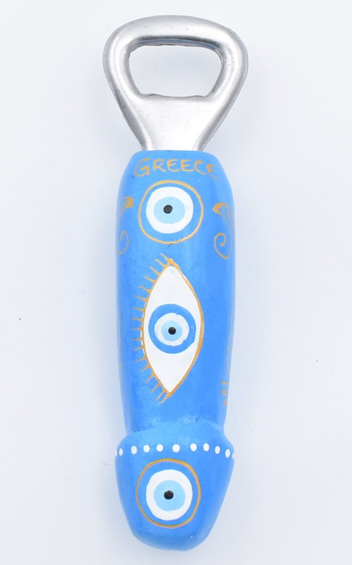 Ξύλινος Φαλλός Ανοιχτήρι με Μάτι - Image 2