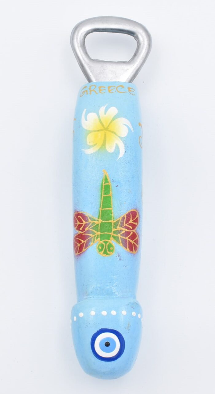 Ξύλινος Φαλλός Ανοιχτήρι με Πεταλούδα - Image 2