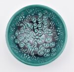 Κεραμικό Μπωλ  Μπλε & Τιρκουάζ Λουλούδι - Image 5