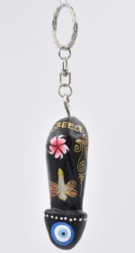 Μπρελόκ Ξύλινος Φαλλός Με Πεταλούδα - Image 2