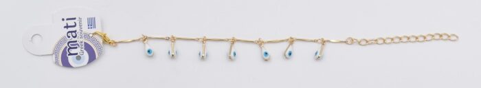 Βραχιόλι Αλυσίδα  με Μάτι - Image 13