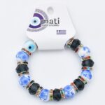 Βραχιόλι με κρυστάλλινη κεραμική χάντρα