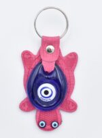 Μπρελόκ  Δερμάτινο Χελώνα με Μάτι & Ακρόπολη – Greece - Image 3