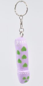 Μπρελόκ Ξύλινος Φαλλός Με Καρδιές - Image 3