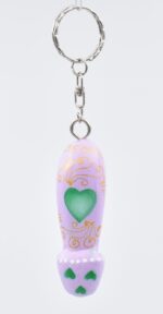 Μπρελόκ Ξύλινος Φαλλός Με Καρδιά &  Λουλούδι - Image 3