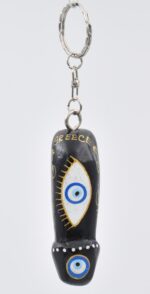 Μπρελόκ Ξύλινος Φαλλός Με Μάτι - Image 3