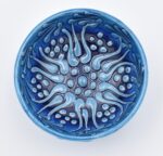 Κεραμικό Μπωλ  Μπλε & Τιρκουάζ Λουλούδι - Image 3