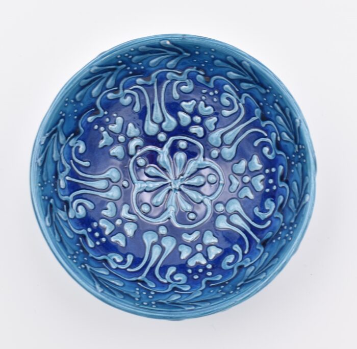 Κεραμικό Μπωλ  Μπλε & Τιρκουάζ Λουλούδι - Image 6