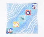 Φυσητό Τετράγωνο Πιάτο Γυαλιού με Θαλασσινά & Καλοκαιρινά Μοτίβα - Image 17