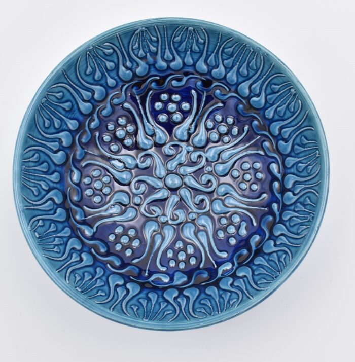 Κεραμικό Μπωλ  Μπλε & Τιρκουάζ Λουλούδι - Image 10