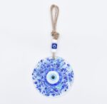 Φυσητό Κρεμαστό Μάτι με Μπλε Πετραδάκια - Image 4